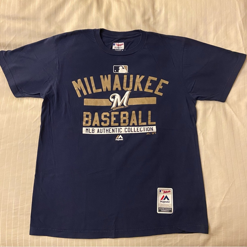 Milwaukee Brewers MLB Authentic Collection t-shirt ⚾️ L